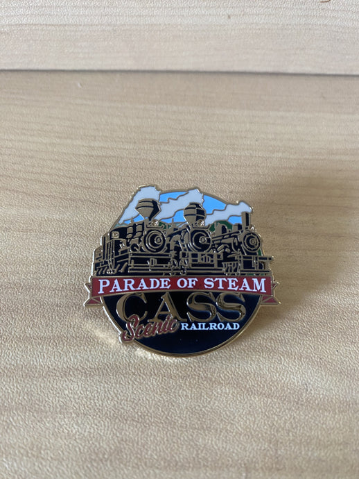 Parade of Steam Lapel Pin