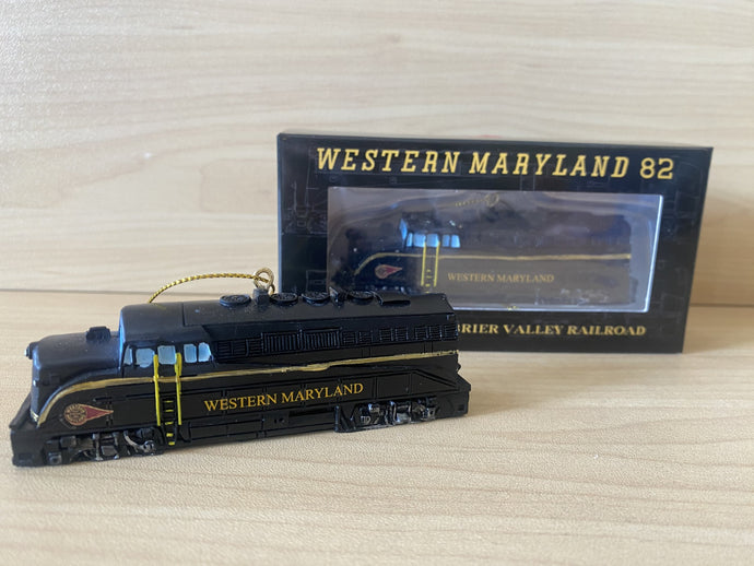 Western Maryland #82 Train Ornament