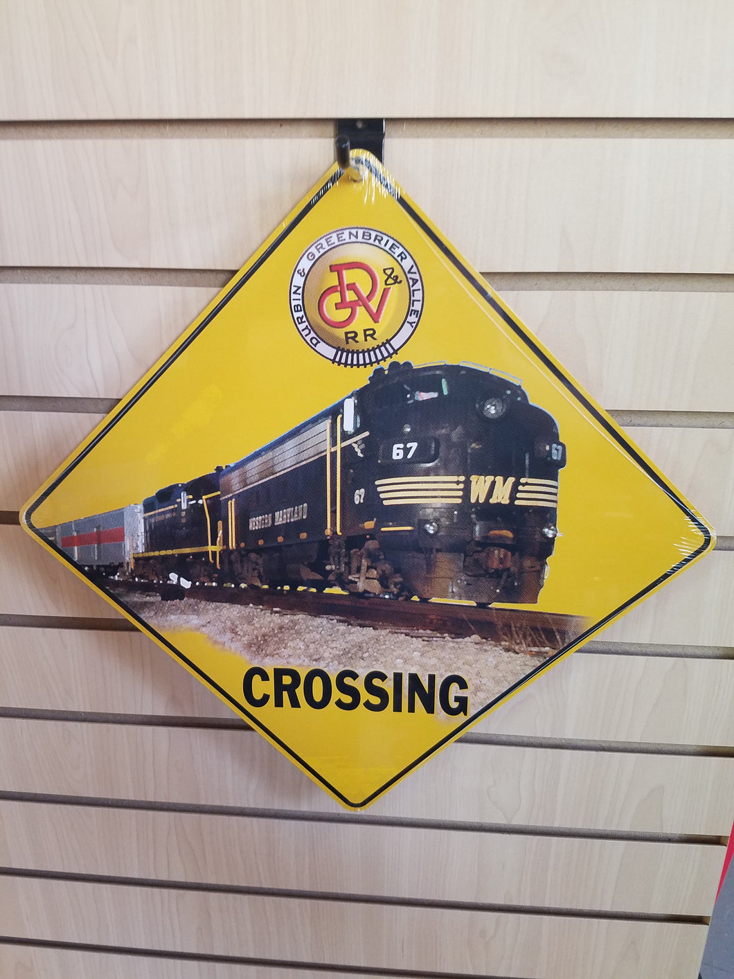 New Tygart Flyer Metal Crossing Sign