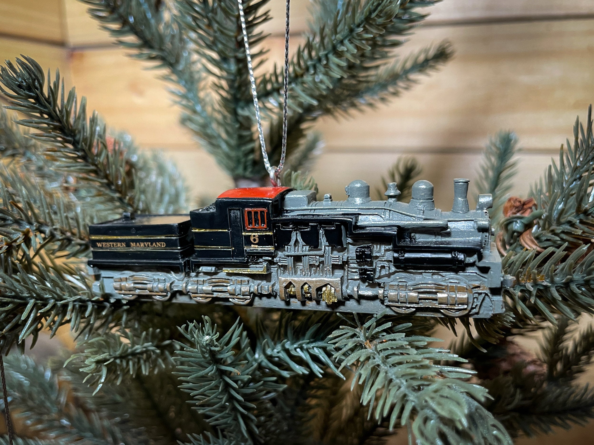 Shay #6 Ornament – Rail & Trail Store