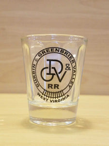Durbin & Greenbrier Valley Logo Shot Glass
