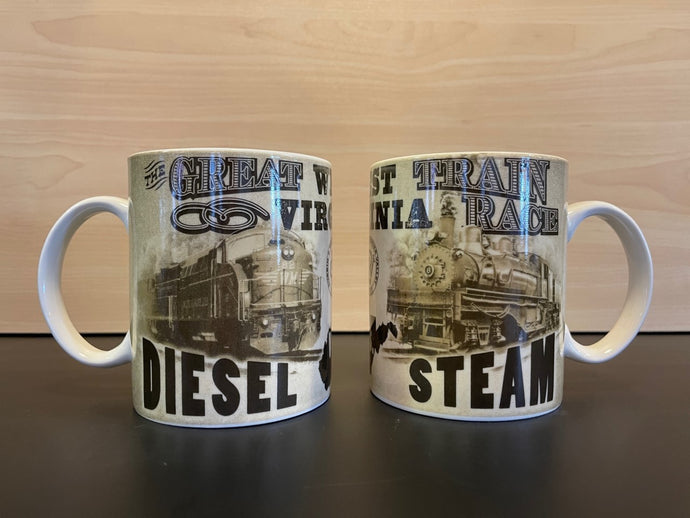 West Virginia Train Race Mug